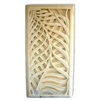 Handcrafted Relief Wall Panel, Handmade From Stone