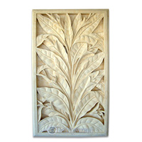Handcrafted Relief Wall Panel, Handmade From Stone