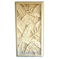 Handcrafted Relief Wall Panel, Handmade From Stone