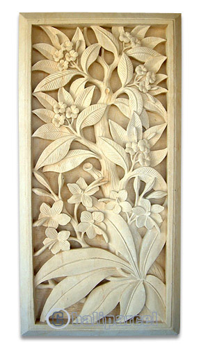 Handcrafted Relief Wall Panel, Handmade From Stone