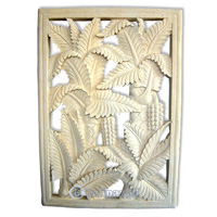 Handcrafted Relief Wall Panel, Handmade From Stone