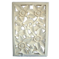 Handcrafted Relief Wall Panel, Handmade From Stone