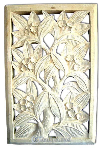 Handcrafted Relief Wall Panel, Handmade From Stone