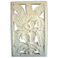 Handcrafted Relief Wall Panel, Handmade From Stone