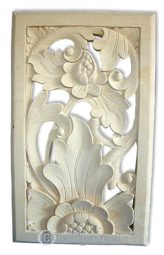 Handcrafted Relief Wall Panel, Handmade From Stone