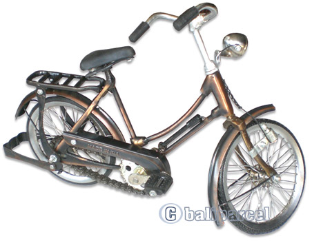 Miniatur Art Bike, Handmade From Metal