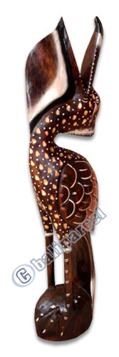 Wooden Pelican Bird, Hand Carved From Albesia Wood