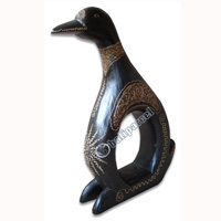 Wooden Duck, Hand Carved From Albesia Wood