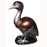 Wooden Bird, Hand Carved From Albesia Wood