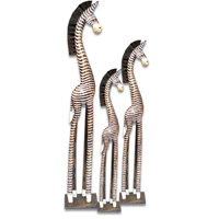 Wooden Zebra, Hand Carved From Albesia Wood