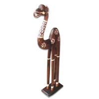 Wooden Camel, Hand Carved From Albesia Wood