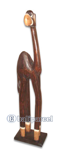 Wooden Camel, Hand Carved From Albesia Wood