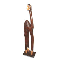 Wooden Camel, Hand Carved From Albesia Wood