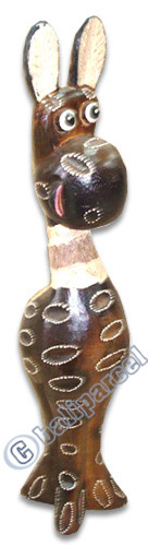 Wooden Camel, Hand Carved From Albesia Wood
