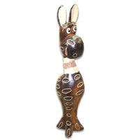Wooden Camel, Hand Carved From Albesia Wood