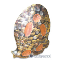 Wooden Tropical Fish, Handcarved From Albesia Wood