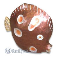 Wooden Tropical Fish, Handcarved From Albesia Wood