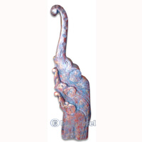 Wooden Elephant, Hand Carved From Albesia Wood