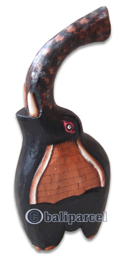 Wooden Elephant, Hand Carved From Albesia Wood