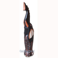 Wooden Elephant, Hand Carved From Albesia Wood