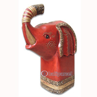 Wooden Elephant, Hand Carved From Albesia Wood