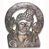 Buddha Wallhanging, Handmade From Albesia Wood