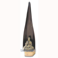 Buddha In Kloping, Handmade From Albesia Wood