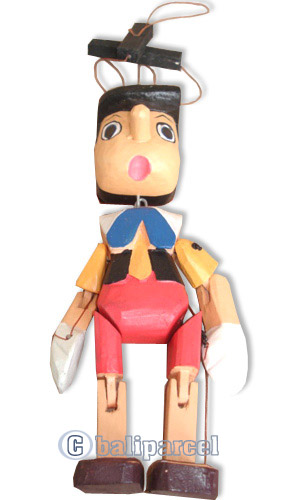 Wooden Figure, Hand Carved From Albesia Wood