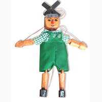 Wooden Figure, Hand Carved From Albesia Wood