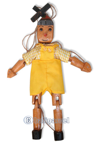 Wooden Figure, Hand Carved From Albesia Wood