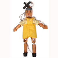 Wooden Figure, Hand Carved From Albesia Wood