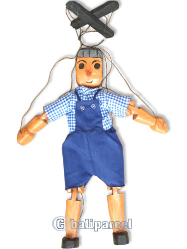 Wooden Figure, Hand Carved From Albesia Wood