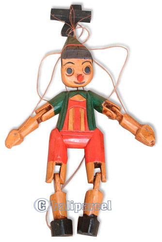 Wooden Figure, Hand Carved From Albesia Wood