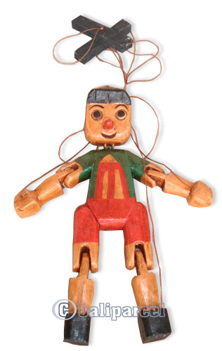Wooden Figure, Hand Carved From Albesia Wood