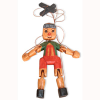 Wooden Figure, Hand Carved From Albesia Wood