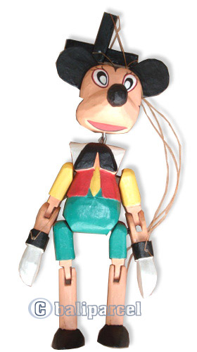 Wooden Figure, Hand Carved From Albesia Wood