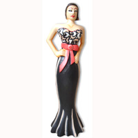Wooden Figure, Hand Carved From Albesia Wood