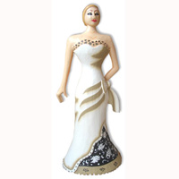 Wooden Figure, Hand Carved From Albesia Wood