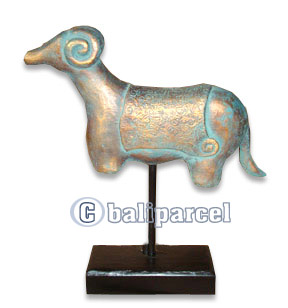 Wooden Stand, Hand Carved From Albesia Wood