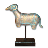 Wooden Stand, Hand Carved From Albesia Wood
