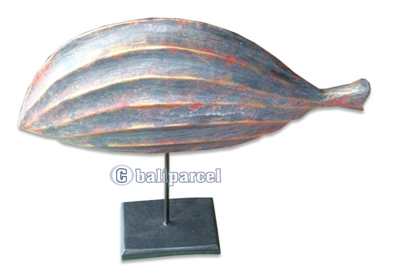 Wooden Stand, Hand Carved From Albesia Wood