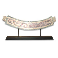 Wooden Stand Decoration, Hand Carved From Albesia Wood