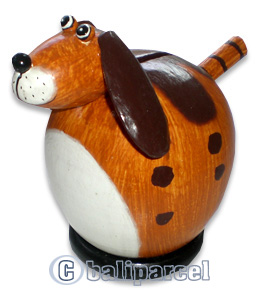Wooden Coins Box, Hand Carved From Albesia Wood