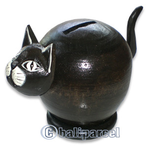 Wooden Coins Box, Hand Carved From Albesia Wood