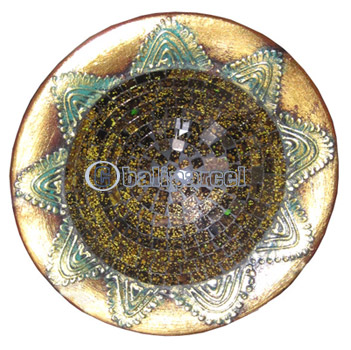Mosaic Round Bowl Set Of 3, Handmade From Terracotta And Glass