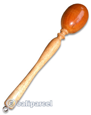 Wooden Maracas, Hand Made From Mahogany Wood