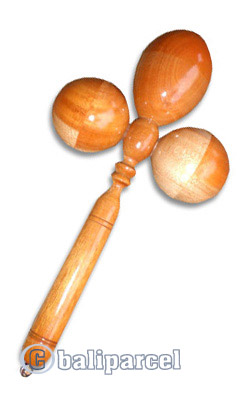 Wooden Maracas, Hand Made From Mahogany Wood