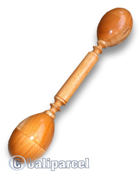 Wooden Maracas, Hand Made From Mahogany Wood