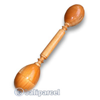 Wooden Maracas, Hand Made From Mahogany Wood