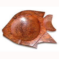 Wooden Coconut Ashtray
